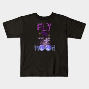 Fly Me To The Moon by kuh Kids T-Shirt